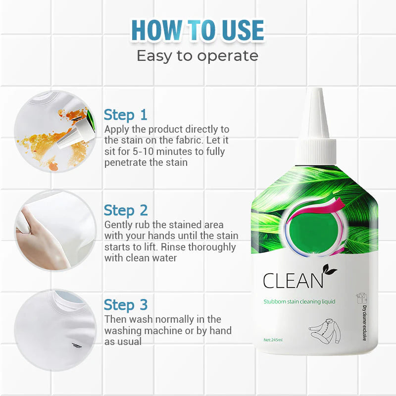 Močno sredstvo za odstranjevanje madežev z oblačil