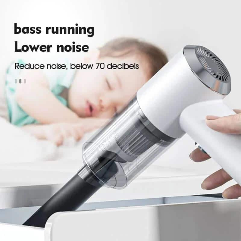 Brezžični avtomobilski sesalnik in zračna črpalka 2 v 1 – močno sesanje, nizek hrup, polnilna, večnamenska zasnova