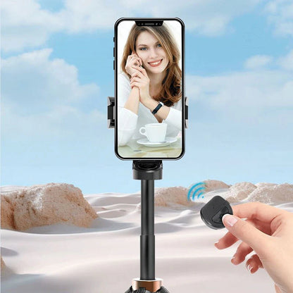 ?⏳Žepna zložljiva Bluetooth selfie palica z vgrajenim stojalom? - spiiyle