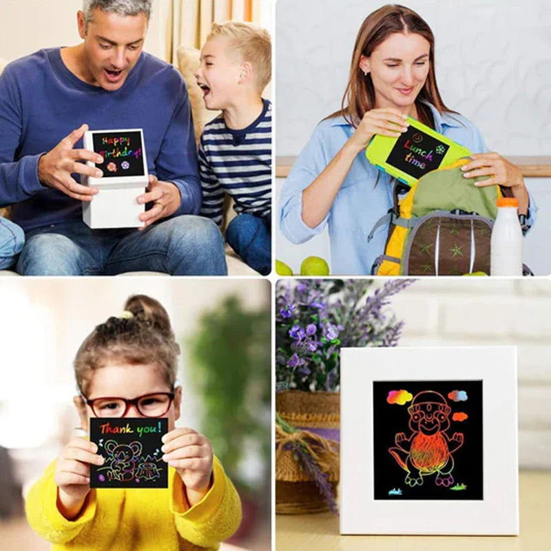 DIY ustvarjalni komplet za mavrične praskalke - spiiyle