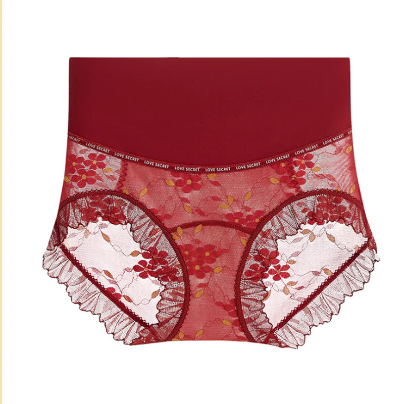 (🔥 Kupite 1 in dobite 2 gratis🔥)Ženske zračne brezšivne hlačke z visokim pasom in čipko