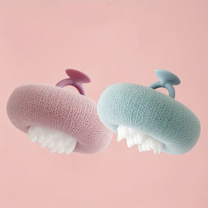 Prisesek za prhanje s sončnično kroglico in gobico za piling