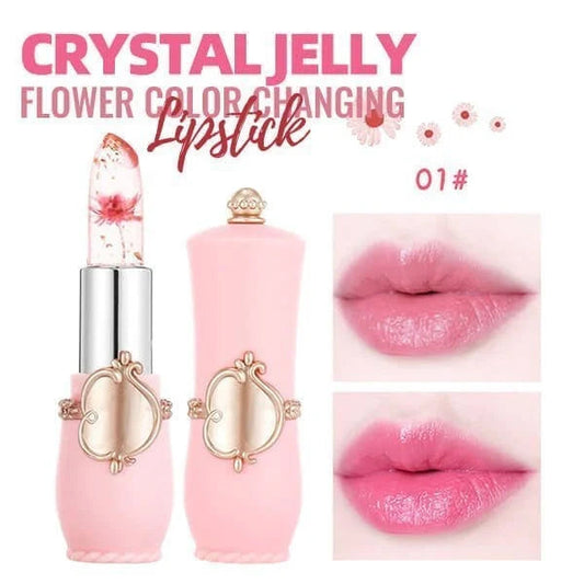 Šminka za ustnice Crystal Jelly Flower, ki spreminja barvo - spiiyle