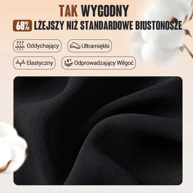 Biustonosz Bezprzewodowy z Zapięciem z Przodu dla Kobiet - spiiyle