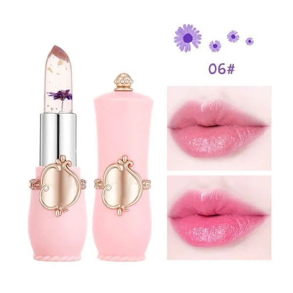 Šminka za ustnice Crystal Jelly Flower, ki spreminja barvo - spiiyle