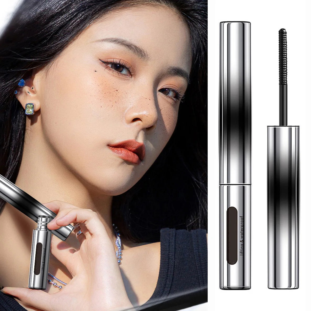 (🔥 Kupite 1 in dobite 1 gratis🔥)Maskara Iron Rod ✨ Podaljšuje, privija in se ne razmaže - spiiyle