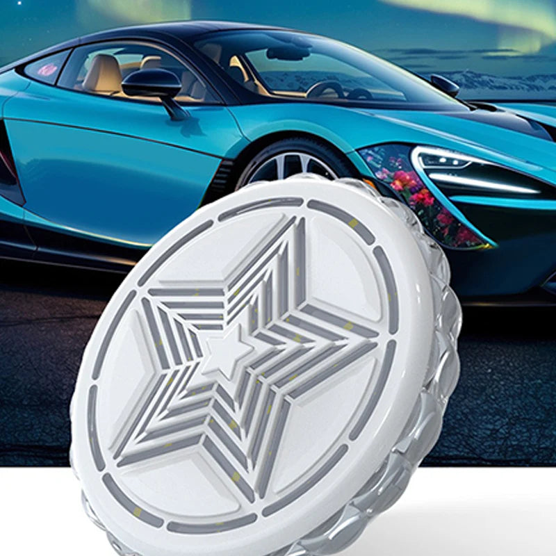 Ambientalna avtomobilska osvetlitev Magnetic Star｜Večnačinska osvetlitev｜Hitro polnjenje USB-C｜Glasovno upravljanje