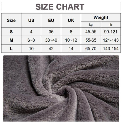 Ohlapen, topel, plišast komplet pižame za ženske, koralne barve