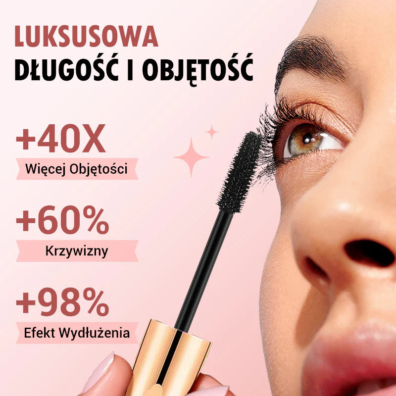 ✨Kup 1 i otrzymaj 1 za darmo✨Wodoodporna Mascara 4D z Jedwabnymi Włóknami - spiiyle