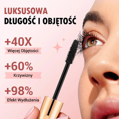 ✨Kup 1 i otrzymaj 1 za darmo✨Wodoodporna Mascara 4D z Jedwabnymi Włóknami - spiiyle