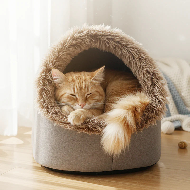 Zimska postelja za hišne ljubljenčke