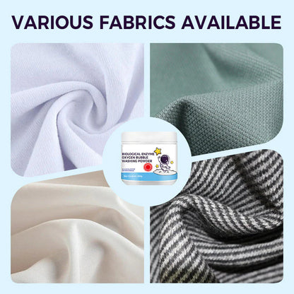 Pralni prašek z biološkimi encimi in kisikovimi mehurčki