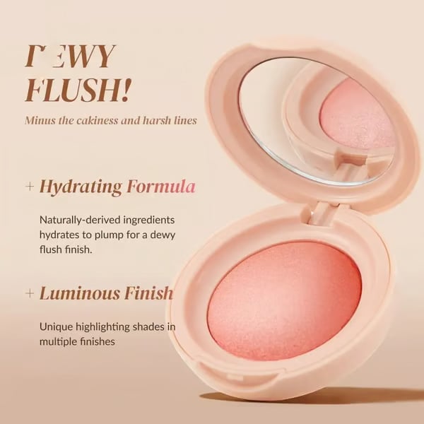 ?Summer Hot Sale 49% OFF -- Bloom Up Baked Highlighting Blush - spiiyle