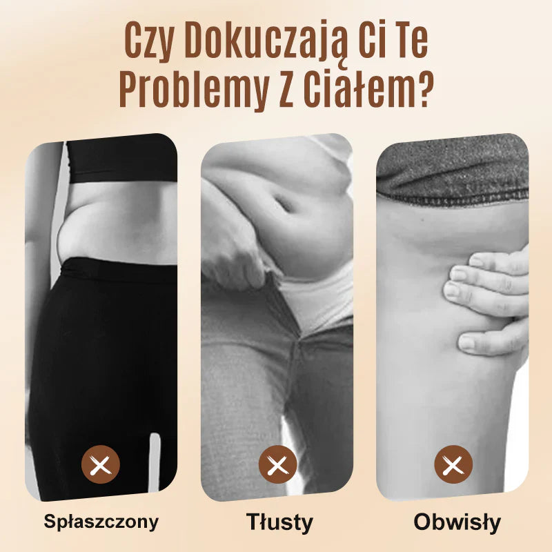 Ženski brezšiv komplet hlačk z visokim pasom - spiiyle