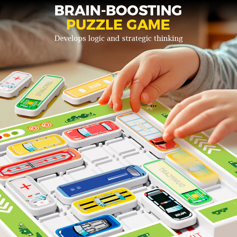 Logična igra s parkiranjem – pametna igrača za pobeg v prometu za otroke | Prenosna igra za urjenje možganov