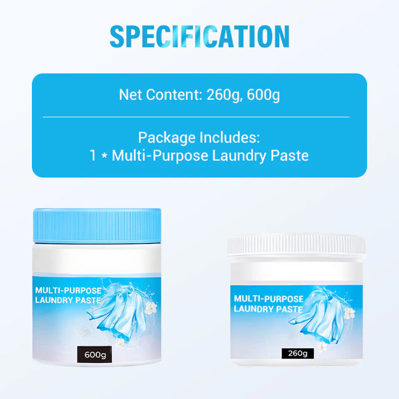 Večnamenska pasta za pranje perila z globinskim čiščenjem