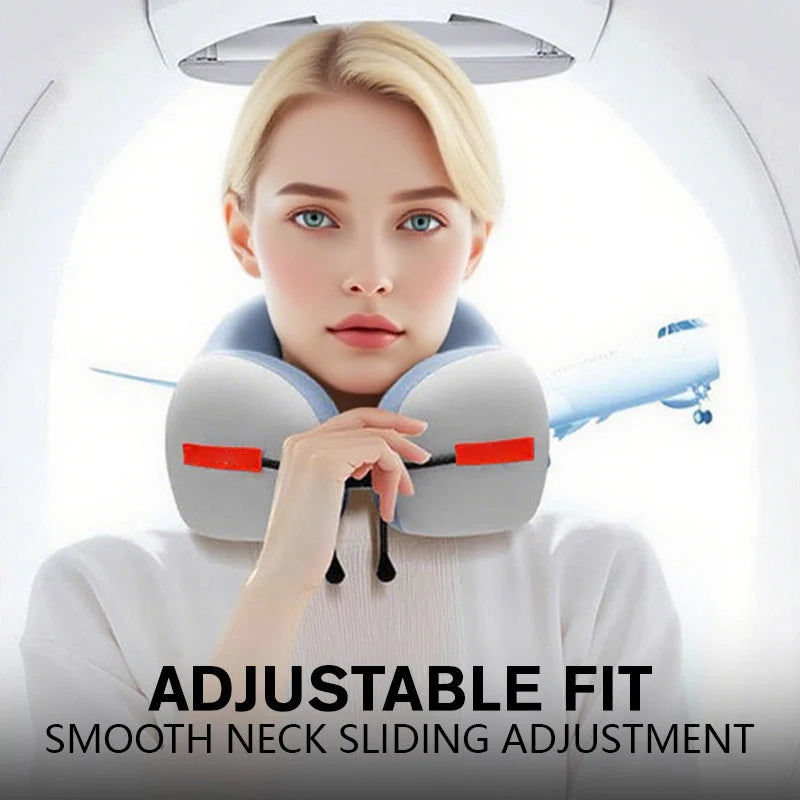 Vzglavnik za vrat iz spominske pene v obliki črke U - spiiyle