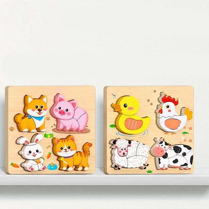 Izobraževalna 3D lesena sestavljanka