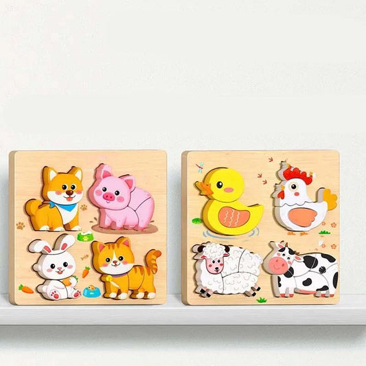 Izobraževalna 3D lesena sestavljanka