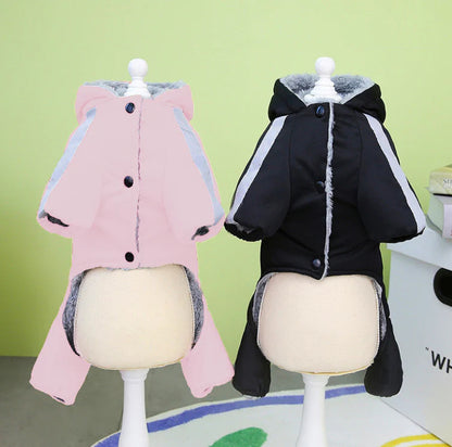 Vodoodporni zimski plašč za pse