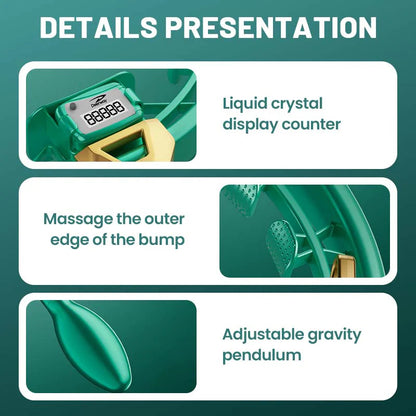 Pametni nastavljivi masažni obroč Hula Hoop