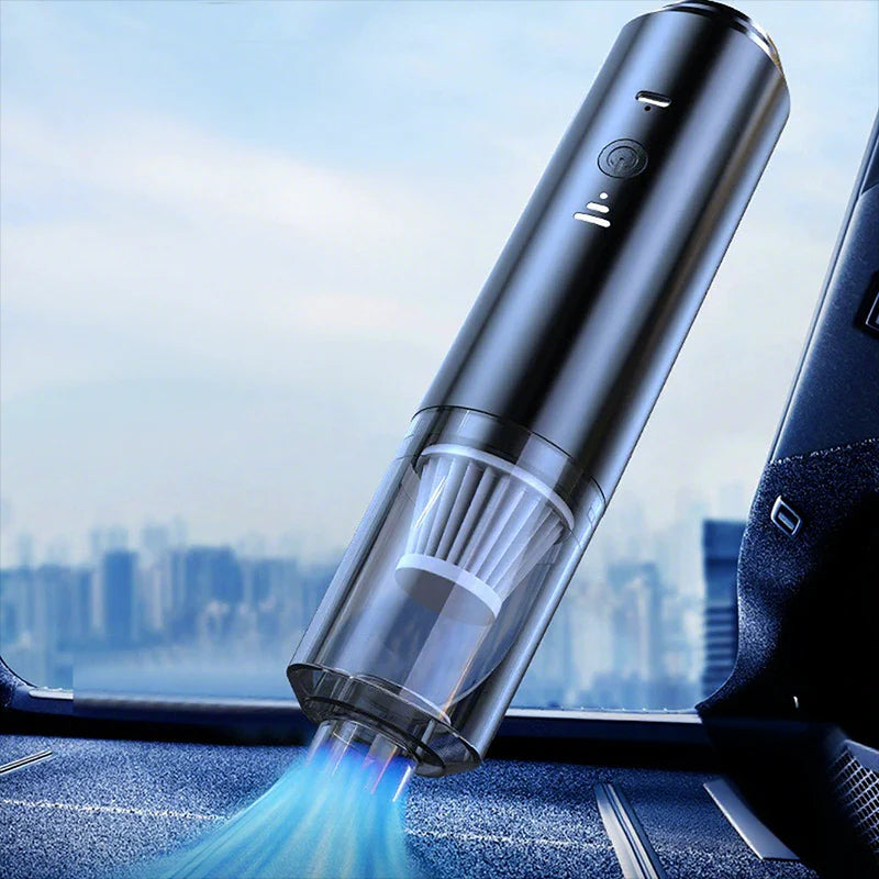 Portable Wireless Car Vacuum Cleaner｜Strong Suction · Low Noise · High-Efficiency Filter｜Multi-Purpose Cleaning