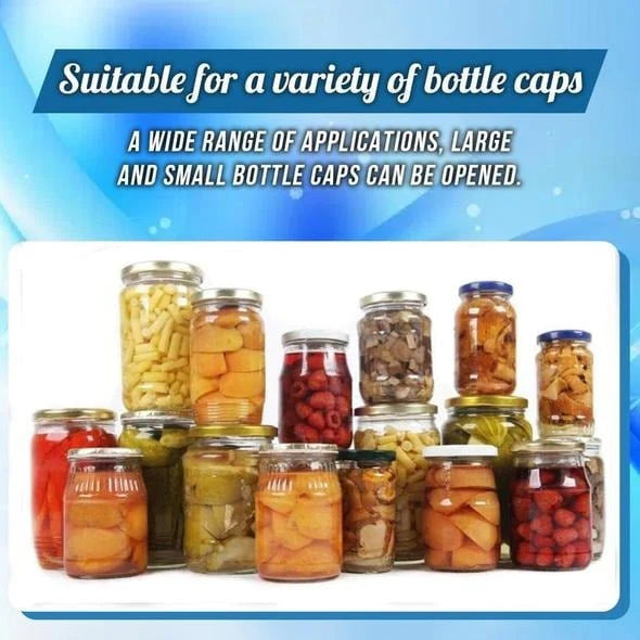 Nastavljiv odpirač za steklenice iz nerjavečega jekla – nedrseča zasnova, enostaven oprijem in univerzalna namestitev