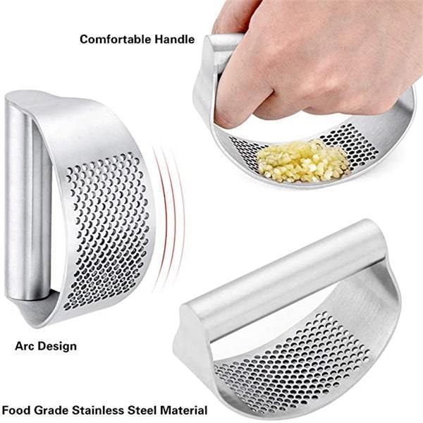 Stiskalnik za česen iz nerjavečega jekla