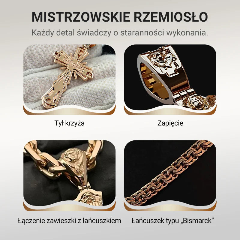 Ogrlica z obeskom, ki prikazuje Jezusa