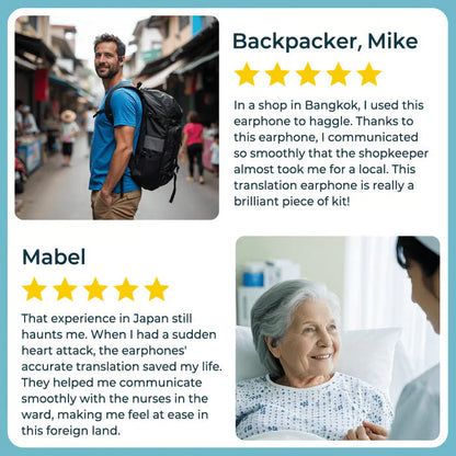 Brezžične slušalke OWS Bluetooth 5.4 z AI prevajanjem (primerne za iOS in Android)