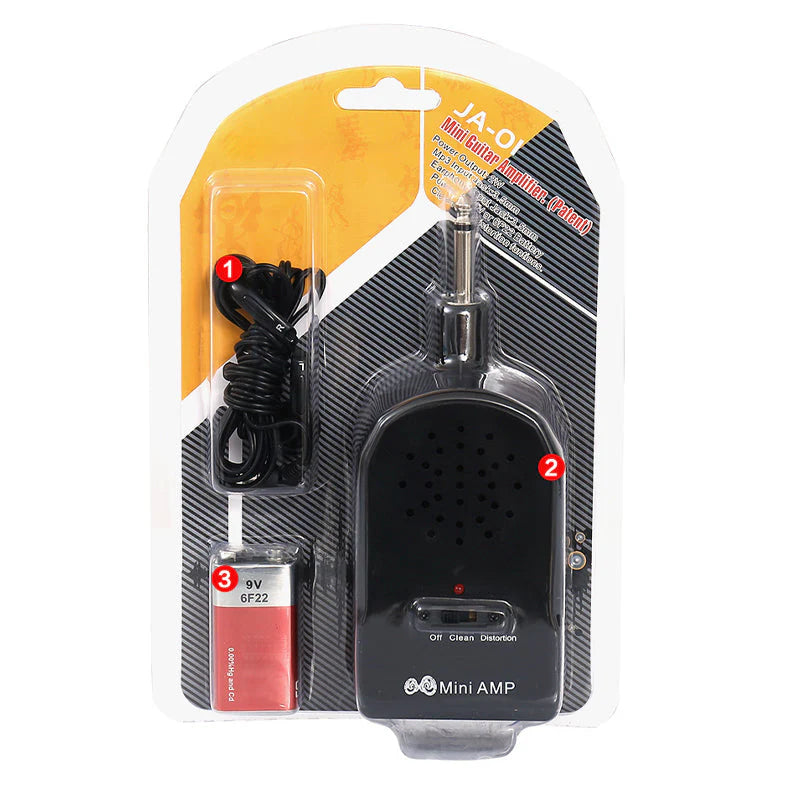 Komplet mini prenosnega ojačevalnika za električno kitaro