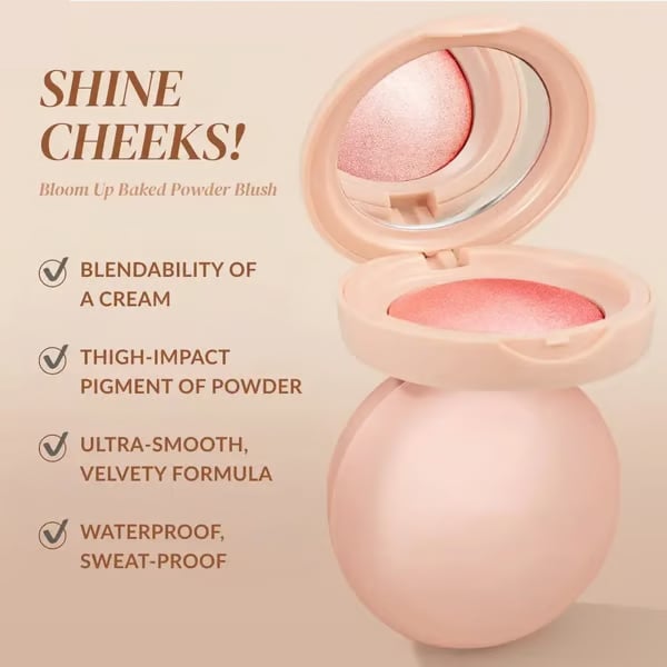 ?Summer Hot Sale 49% OFF -- Bloom Up Baked Highlighting Blush - spiiyle