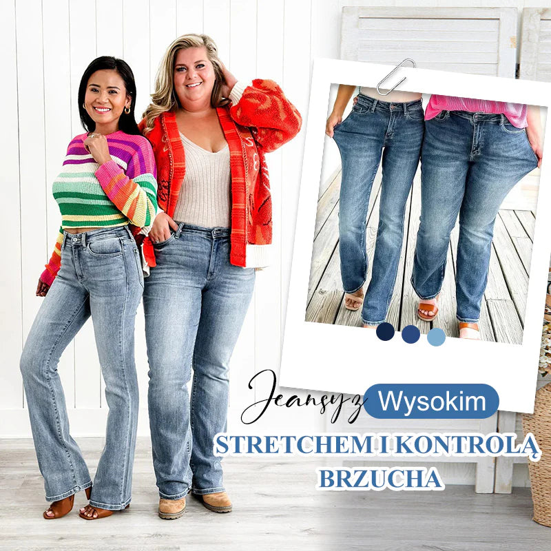 🏆Oprane raztegljive kavbojke, ki dvignejo trebuh in boke👖 - spiiyle