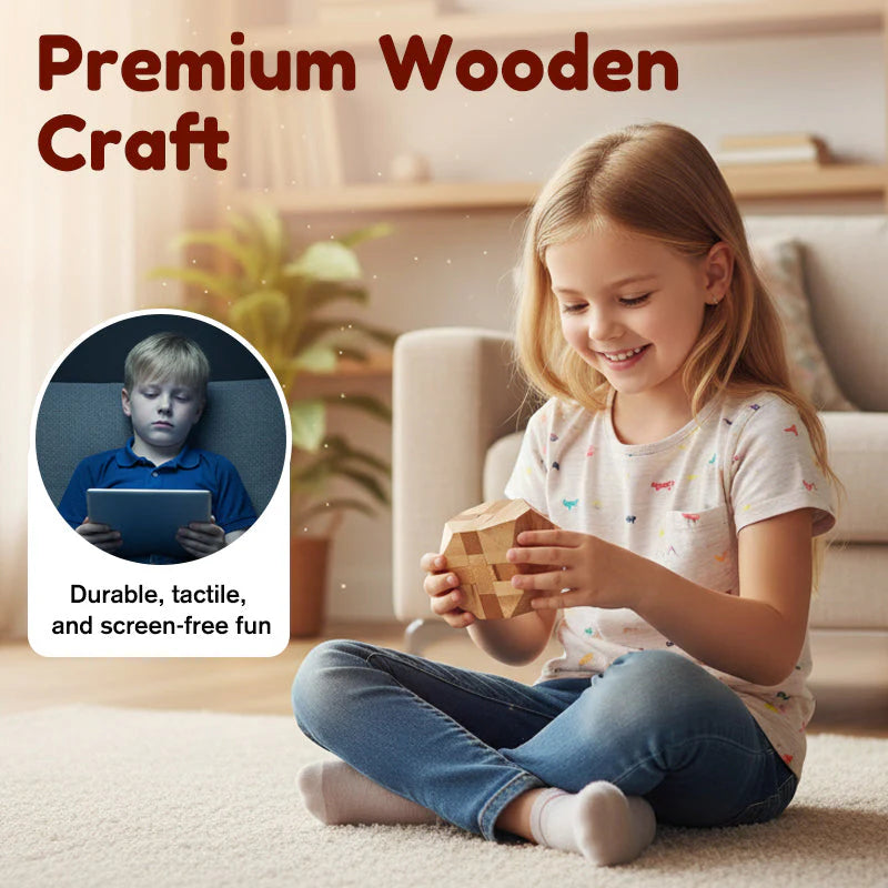 Klasična lesena sestavljanka Luban