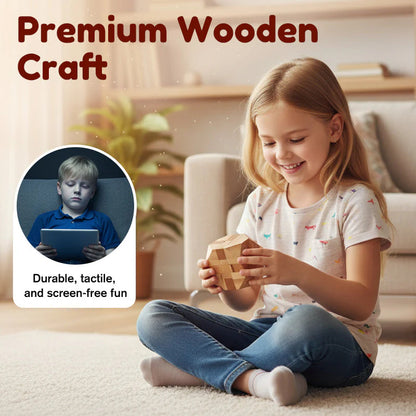 Klasična lesena sestavljanka Luban