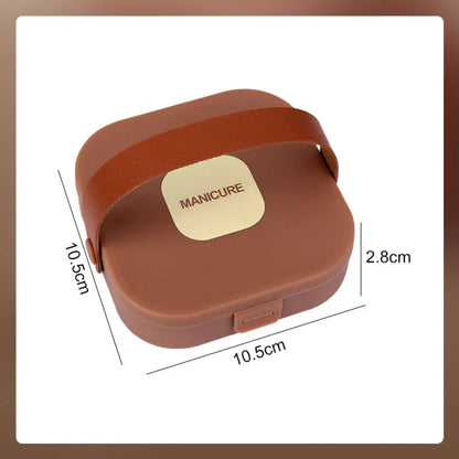 Prenosni 7-delni komplet za manikuro s ščipalcem za nohte