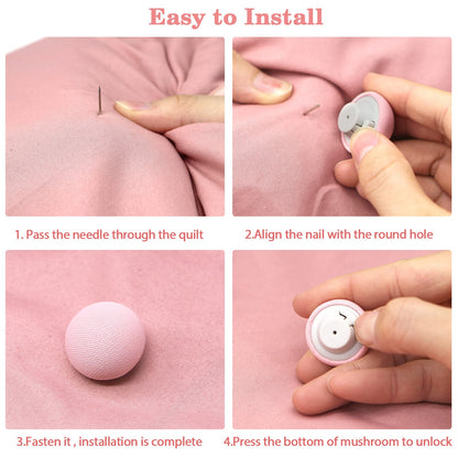 Držalo za odejo Cozy Bed – varno in nedrseče, trpežno oblikovanje za vse vrste posteljnine