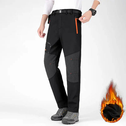 Vetroodporne pohodniške hlače velike velikosti za na prostem