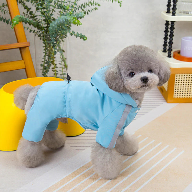 Vodoodporni zimski plašč za pse