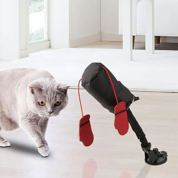 Interaktivna mačja igrača v obliki boksarske vreče - spiiyle