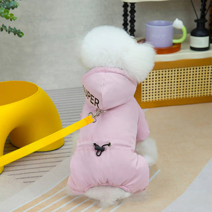 Vodoodporni zimski plašč za pse