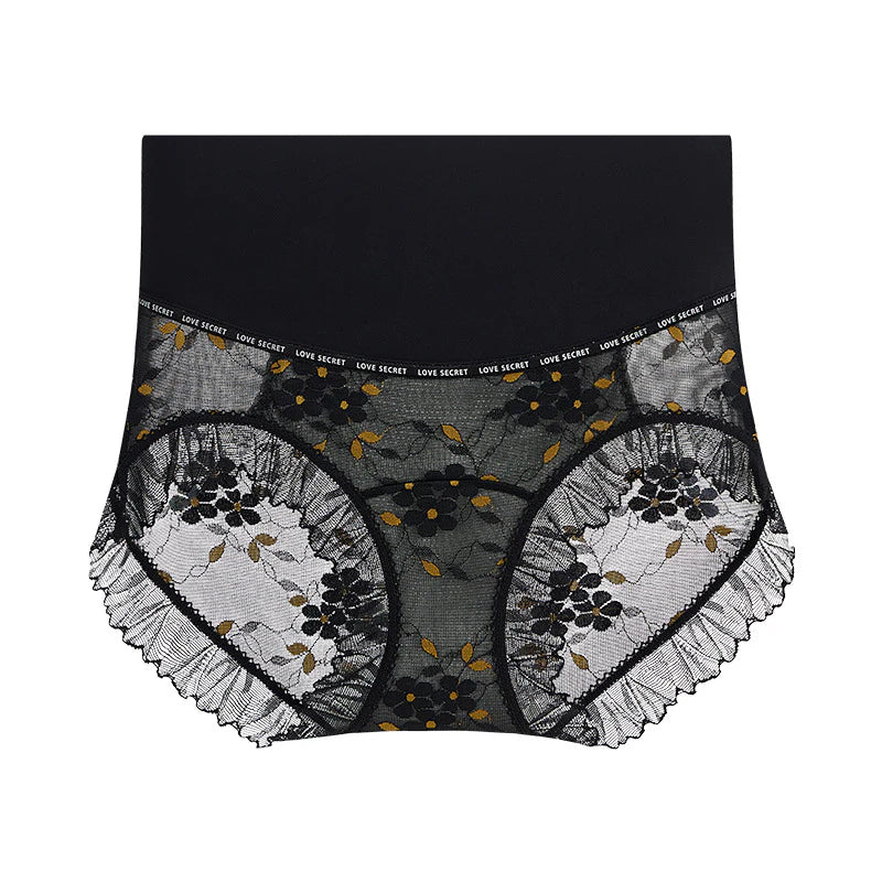 (🔥 Kupite 1 in dobite 2 gratis🔥)Ženske zračne brezšivne hlačke z visokim pasom in čipko