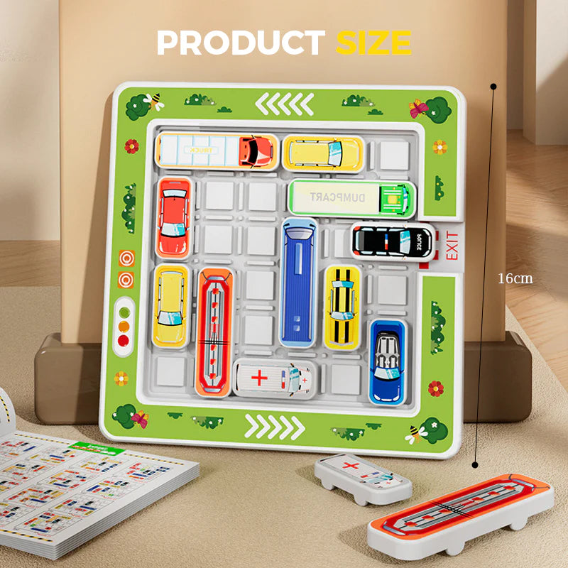 Logična igra s parkiranjem – pametna igrača za pobeg v prometu za otroke | Prenosna igra za urjenje možganov