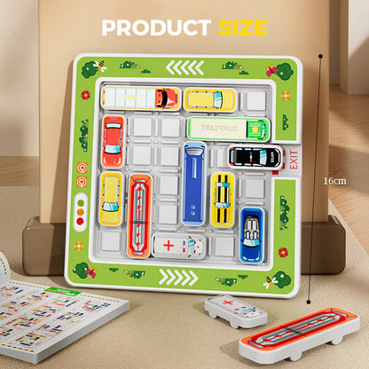 Logična igra s parkiranjem – pametna igrača za pobeg v prometu za otroke | Prenosna igra za urjenje možganov