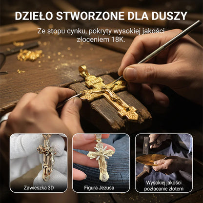 Ogrlica z obeskom, ki prikazuje Jezusa