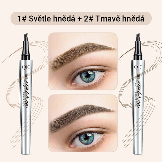 Večnamenski svinčnik za obrvi s 4 konicami (2 kosa) - spiiyle