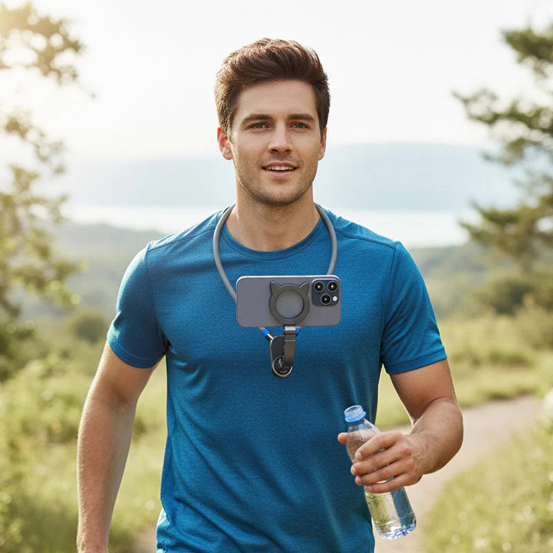 Magnetno držalo za telefon za vrat s funkcijo prostoročnega telefoniranja