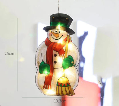 Obesite božične lučke na okna