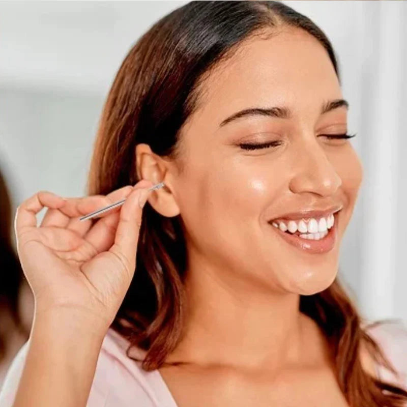 (🔥 Kupite 1 in dobite 1 gratis🔥)Premium 6-in-1 Stainless Steel Ear Cleaning Kit – Safe, Polished, Non-Irritating Earwax Remover Tools with Carry Case