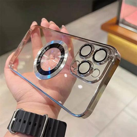 Transparentní magnetické pouzdro pro iPhone - spiiyle